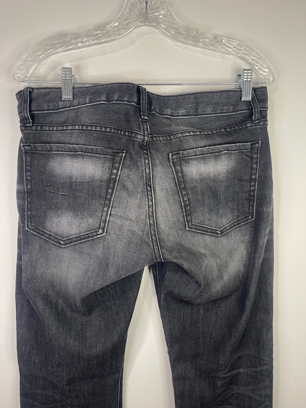 GAP Women's premium Straight Leg Jeans in Washed Charcoal - Picture 8 of 13